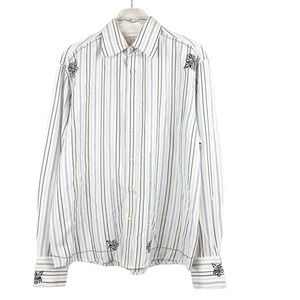 Vintage‎ PX Custom Rags Men's XL Long Sleeve Embroidered Button Up
